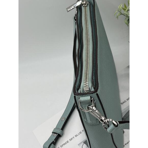 Kate Spade Authenticated Leather Margaux Med Convertible Crossbody Hazy Blue‎ - Picture 11 of 16